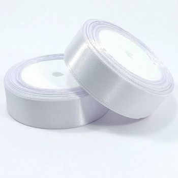 										Лента атласная 2*25Y Белая									